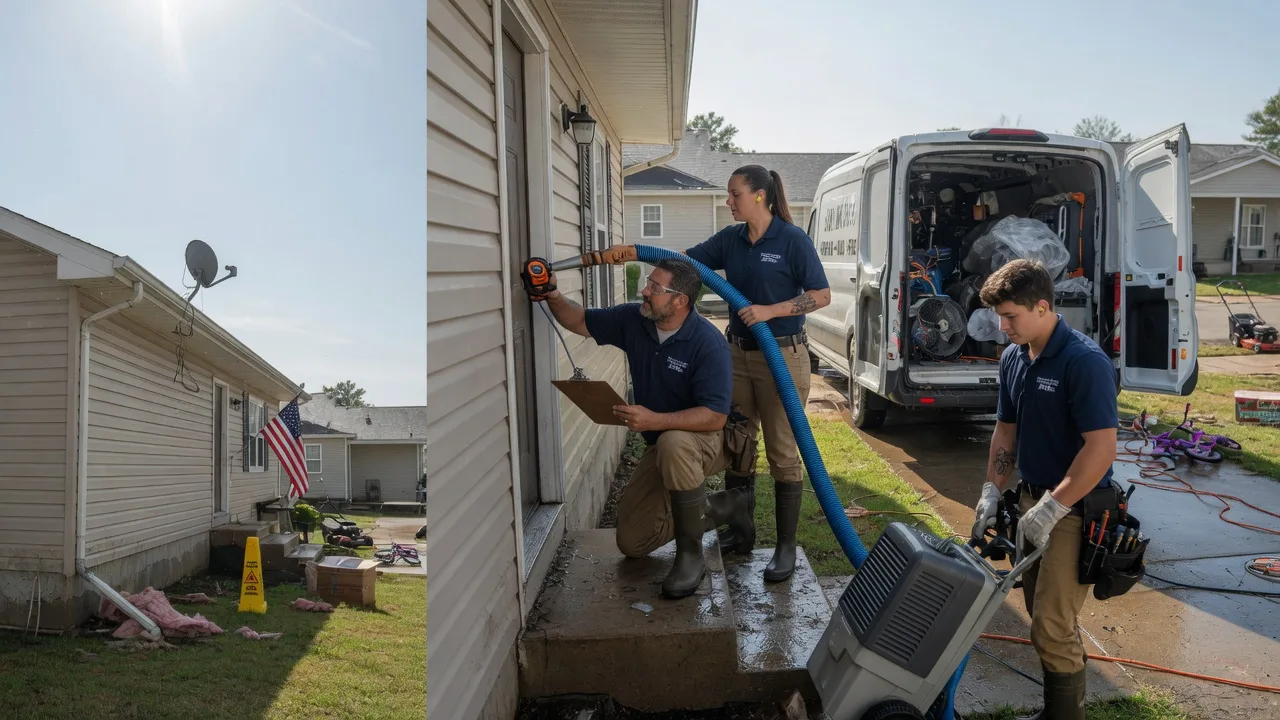 Ceiling Water Damage Restoration in Asher, OK near me